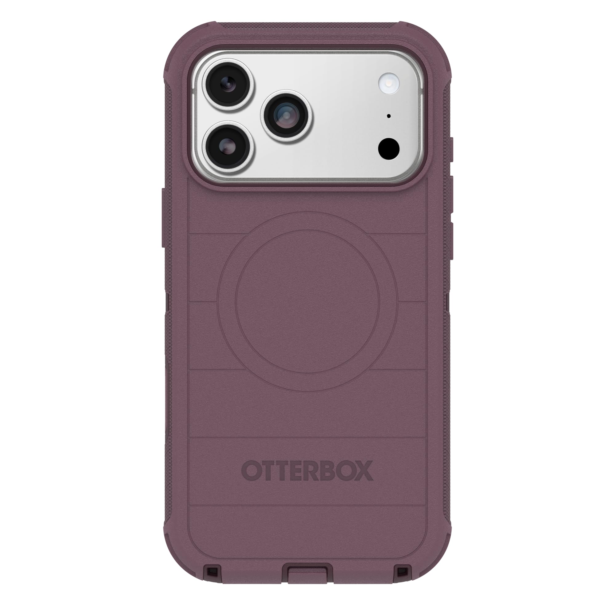 め*か様 可愛い刺繍【OtterBox iPhone17 Pro Max】オッタ OtterBox iPhone 17 Pro Max Defender Pro Series Case - Purple